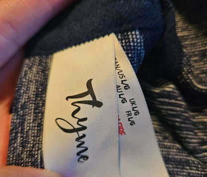 Navy blue thyme Maternity nursing bra size Large , Maternity L (12-14)