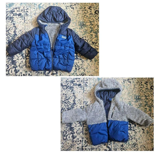 George reversible fleece jacket size 3T, Kids 3T