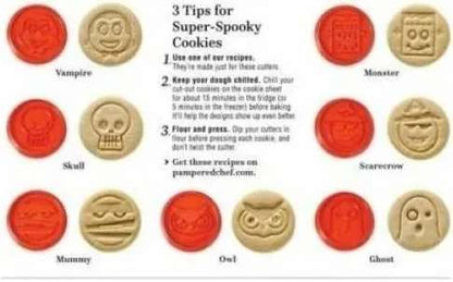 NWT Pampered Chef kids Halloween Cookie Cutters