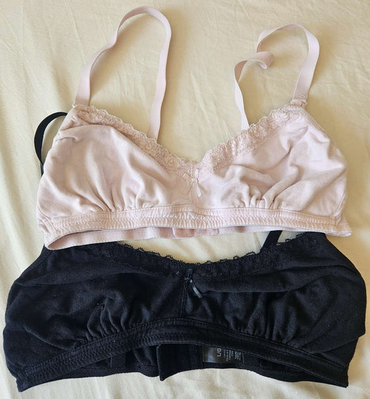 2 George Brand nursing bras size Large , Maternity L (12-14)