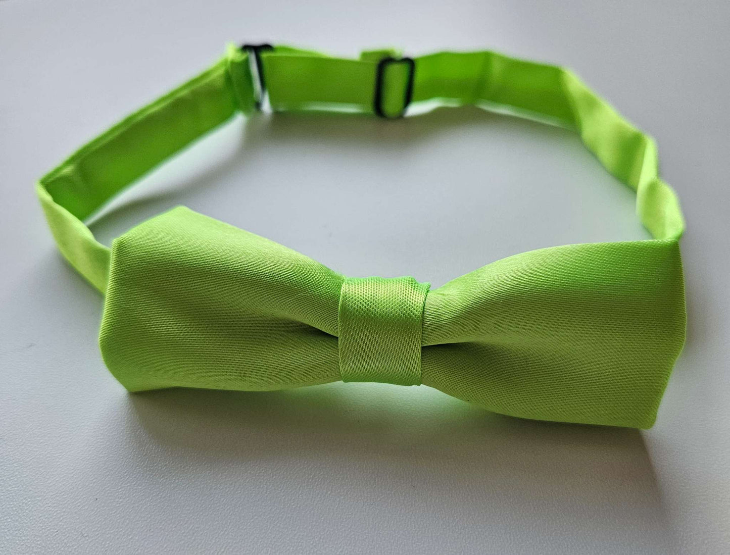 Lime green boys bow tie