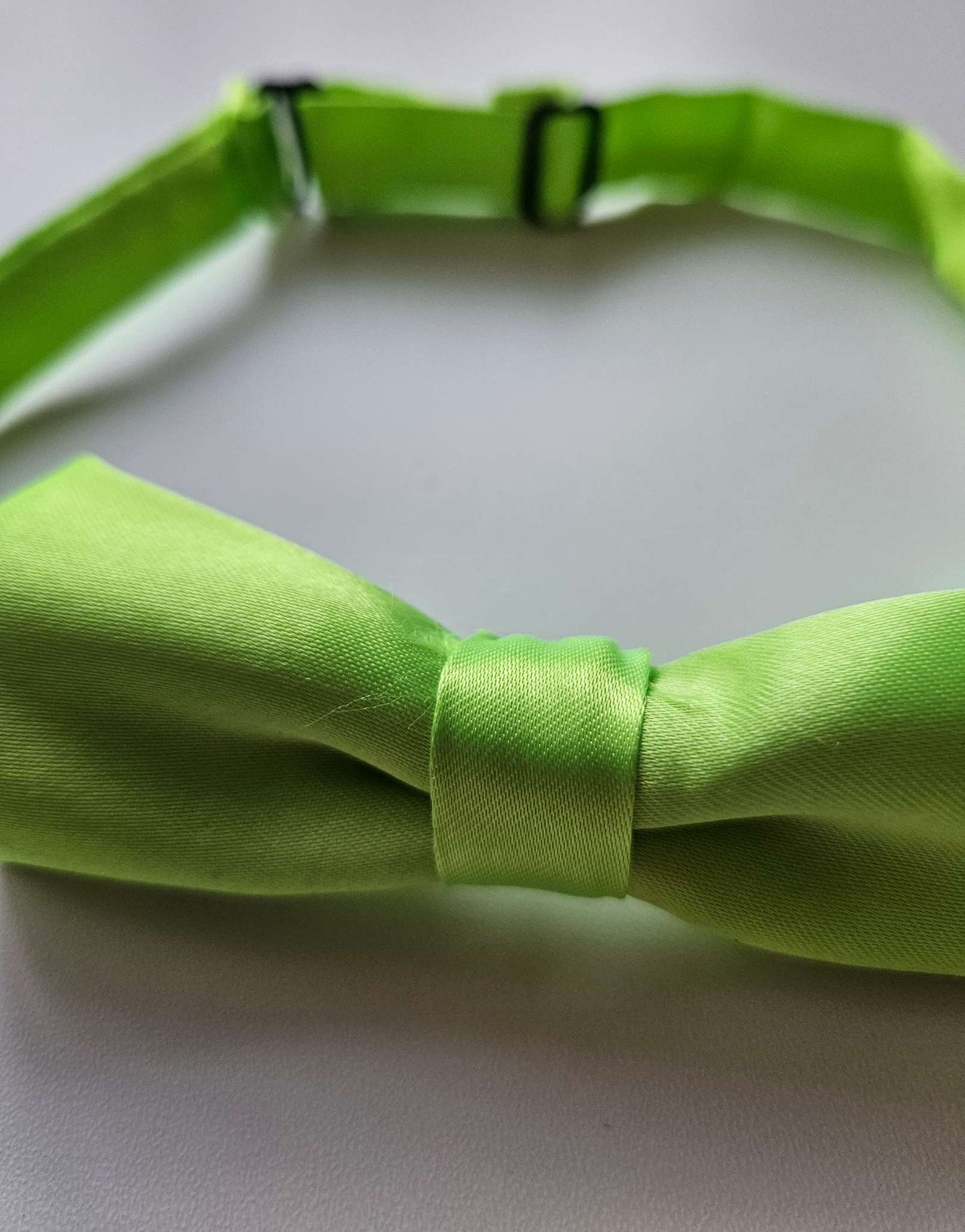 Lime green boys bow tie