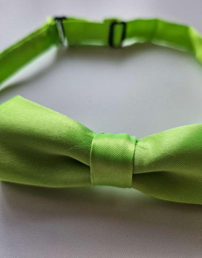 Lime green boys bow tie