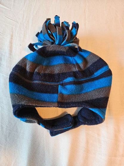 Blue striped Joe Fresh winter hat 0-12 months