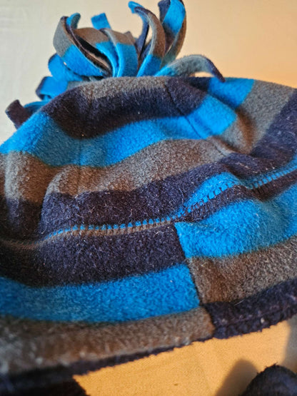 Blue striped Joe Fresh winter hat 0-12 months