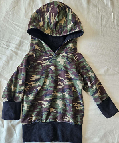 Camouflage Grow with me hoodie (1-3 years) , Kids 24 Month (18-24M)