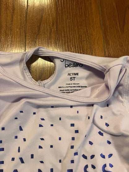 Girl’s Light Purple Long Sleeve, Kids 5/5T