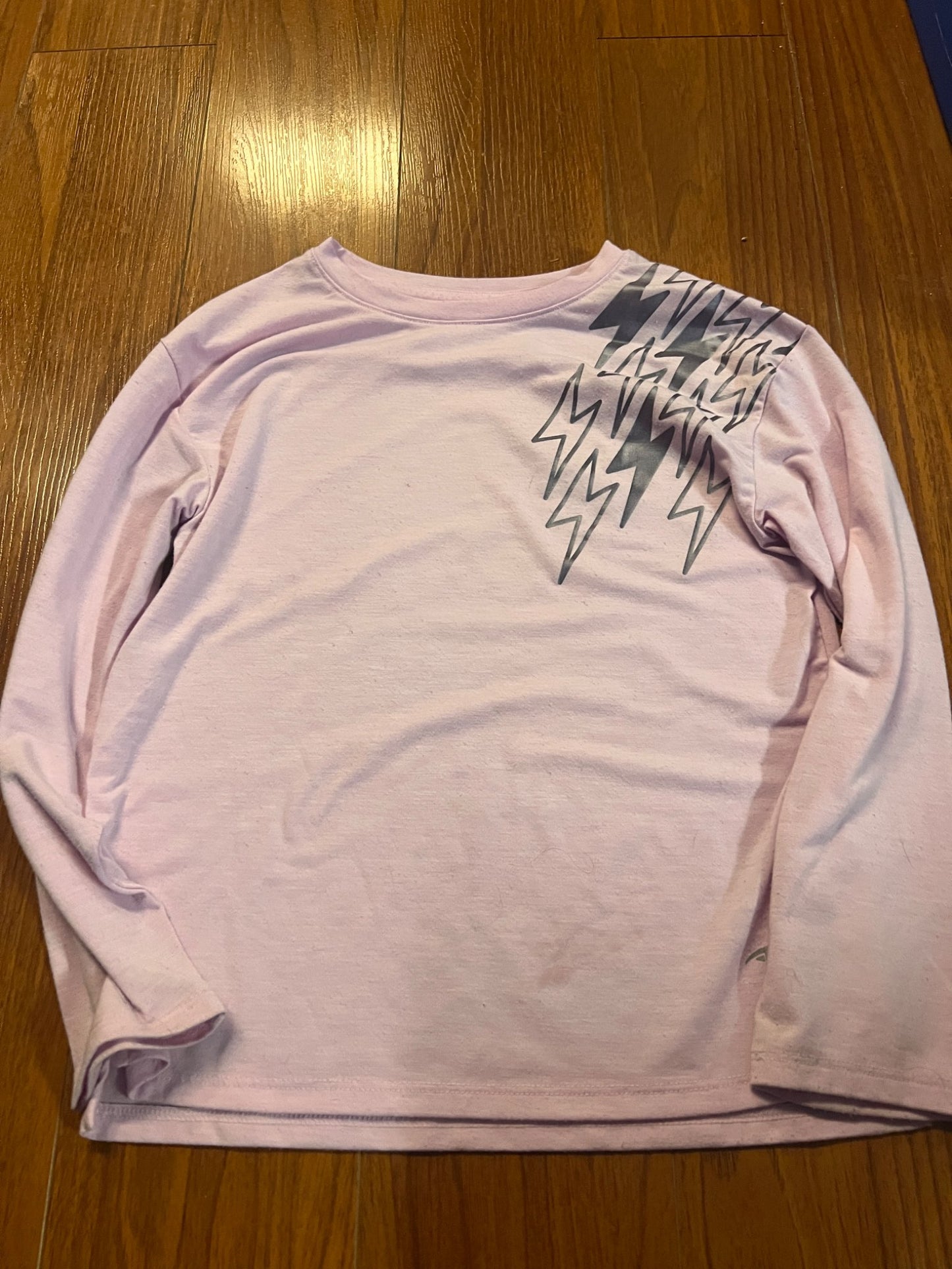 Girl’s Lightning Bolt Active Top, Kids 6/6X