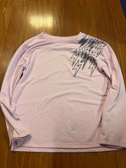 Girl’s Lightning Bolt Active Top, Kids 6/6X