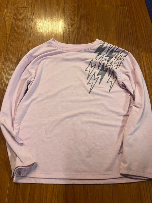 Girl’s Lightning Bolt Active Top, Kids 6/6X