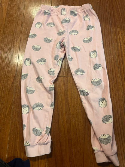 Girl’s Hedgehog Pj Pants, Kids 6/6X