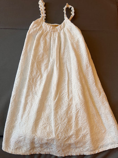 Girl’s White Lace Dress, Kids 6/6X