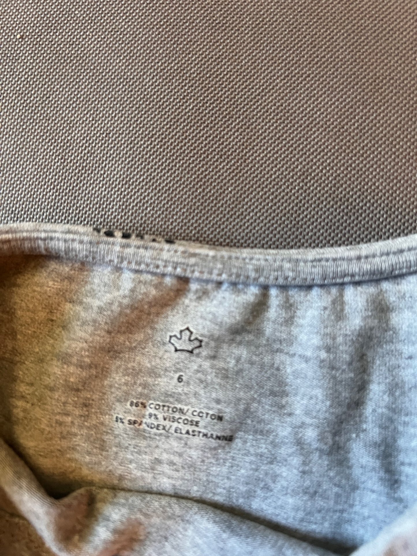 Girl’s Grey Star Long Sleeved Dress, Kids 6/6X