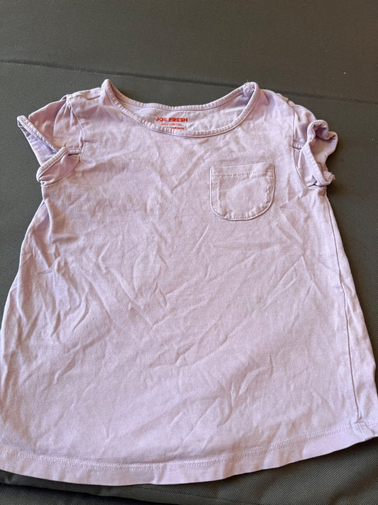 Girl’s Purple T-Shirt , Kids 5/5T