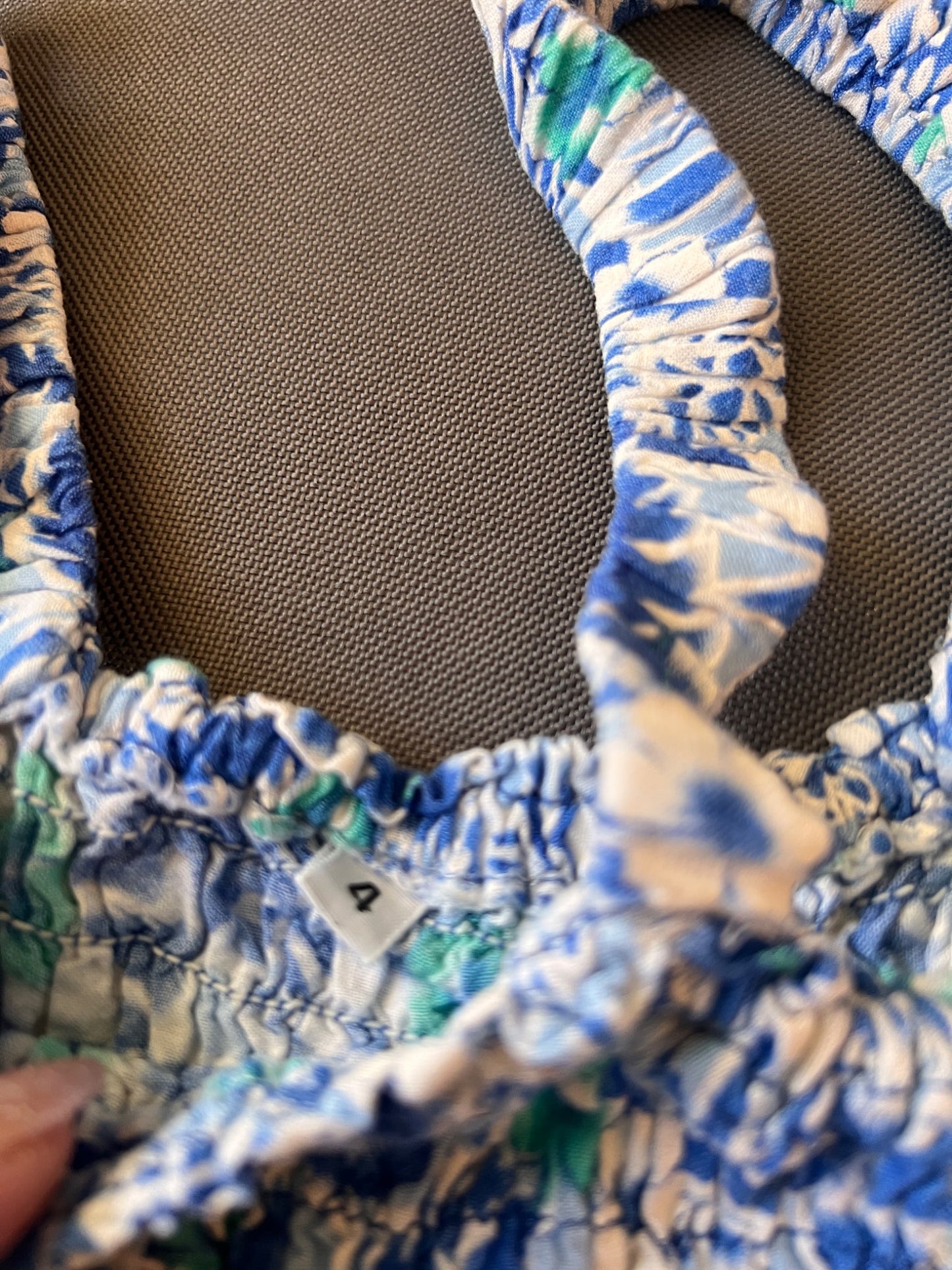 Girl’s Size 4 Flower Dress, Kids 4/4T