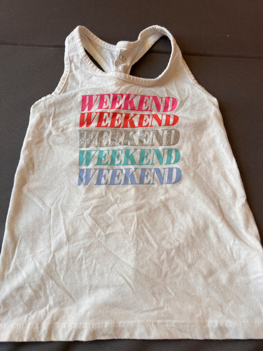Girl’s Weekend Tank Top , Kids 6/6X