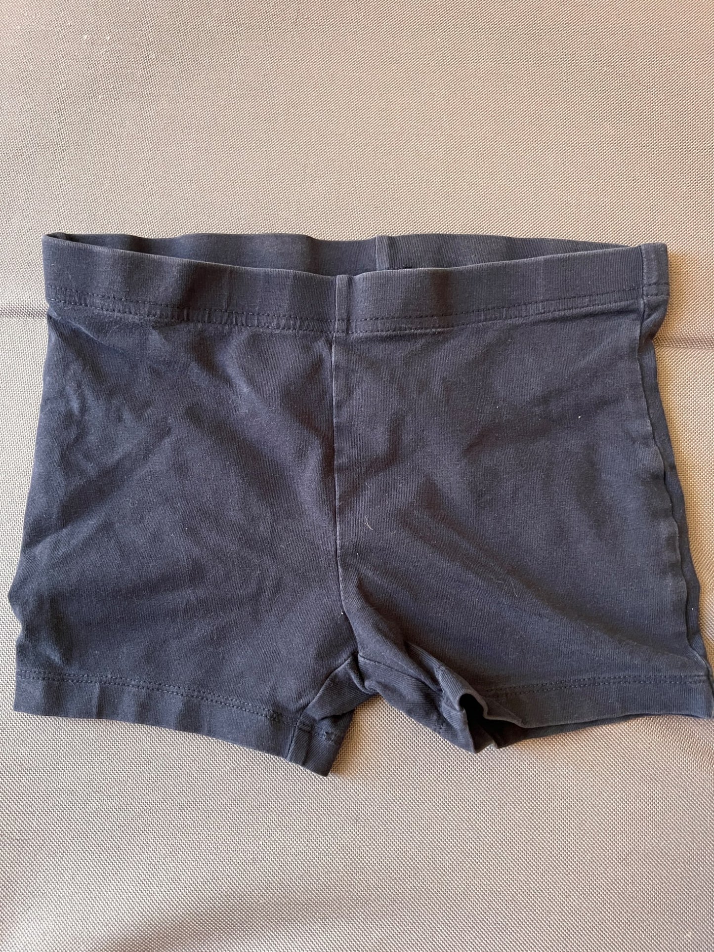Girl’s Black Bicycle Shorts , Kids 5/5T