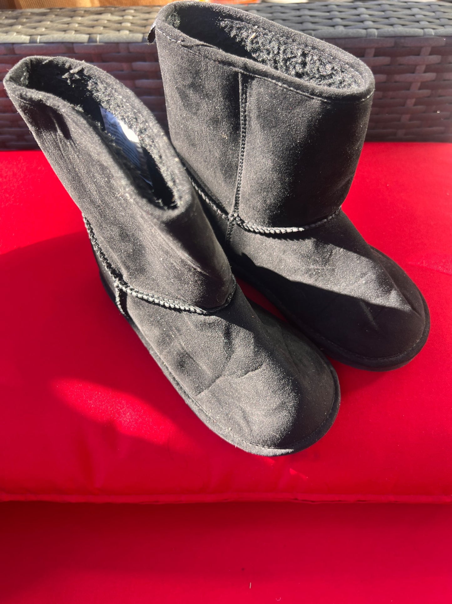 Girl’s Black Fall/Winter Boots , Shoes 12 (Toddler:2-4yr)