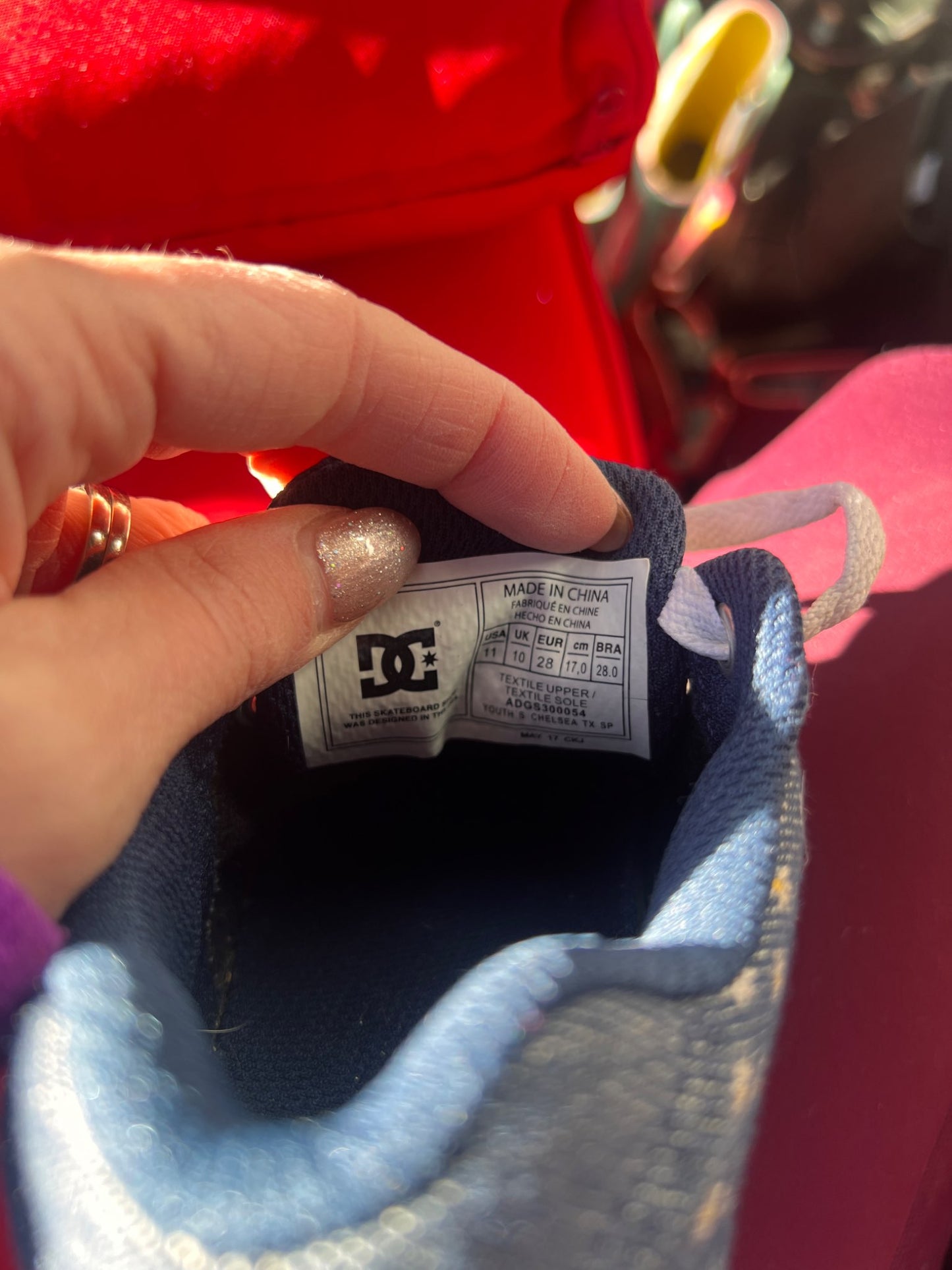 Girl’s DC Shoes, Shoes 11 (Toddler:2-4yr)