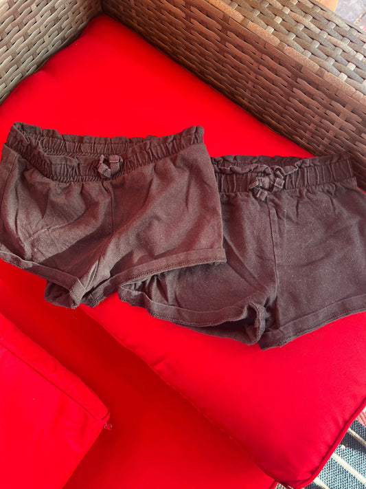 Girl’s Black Mixed Bundle Shorts, Kids 5/5T