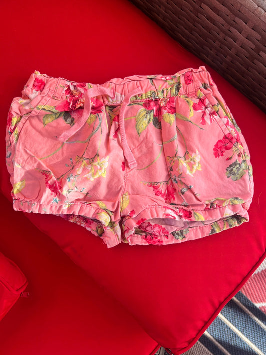 Girl’s Flower Shorts, Kids 5/5T