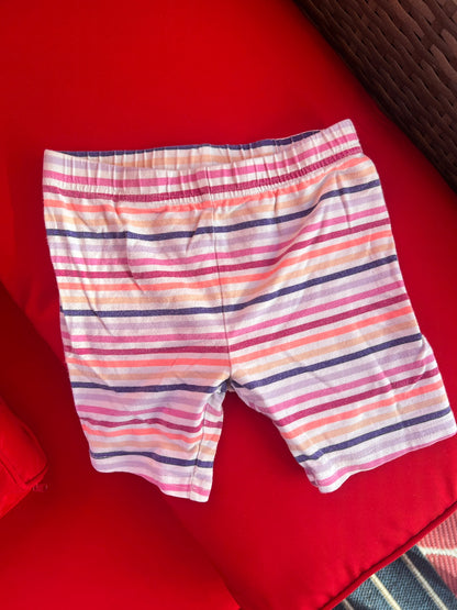 Girl’s Mixed Bundle Striped Shorts, Kids 5/5T
