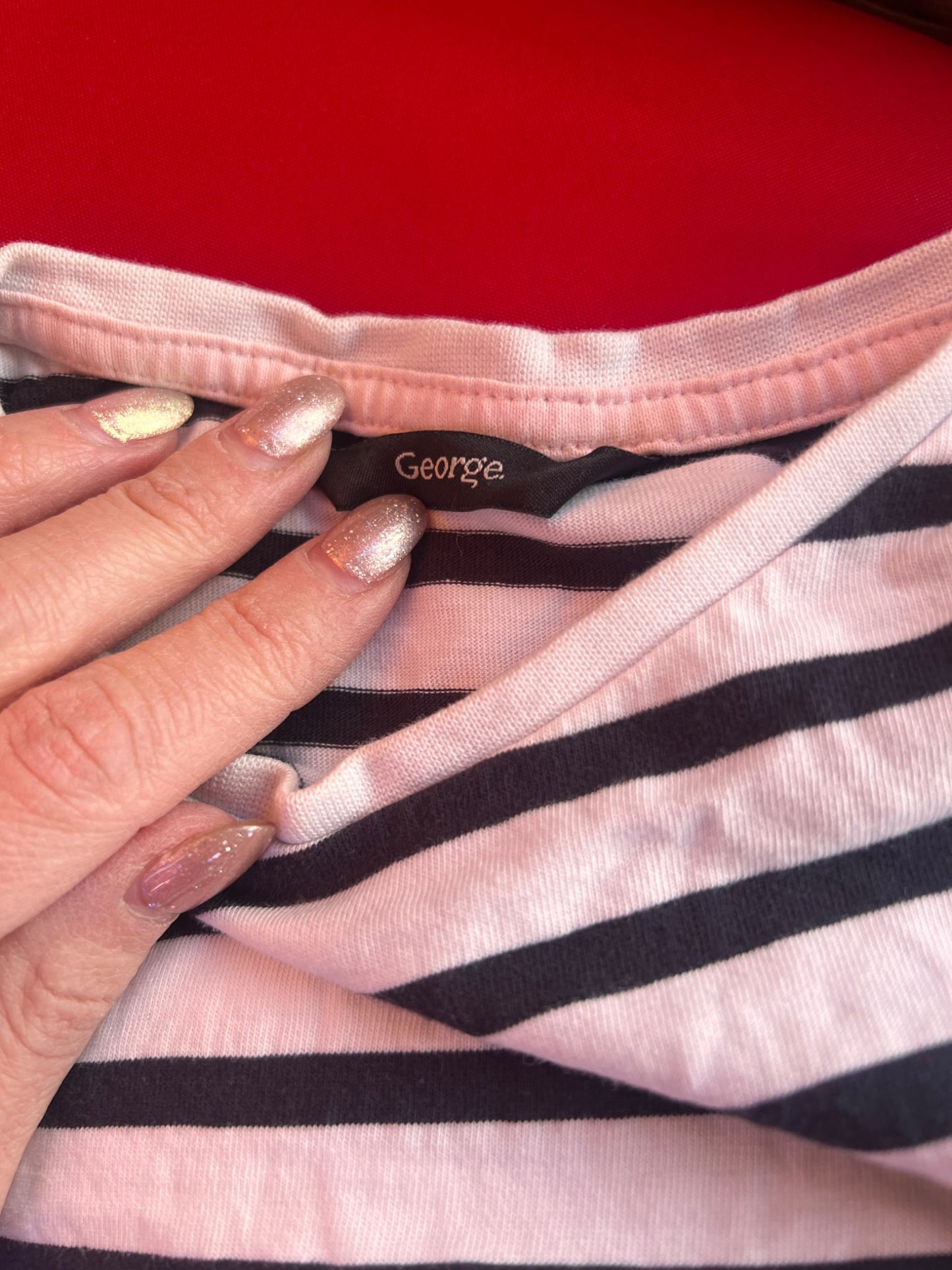 Girl’s Striped Puppy T-Shirt, Kids 5/5T