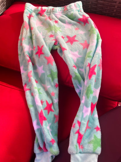 Girl’s Fleece Star Pajama Pants, Kids 6/6X
