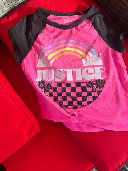 Girl’s Justice Crop Top, Kids 4/4T