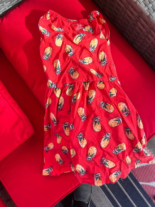 Girl’s Pineapple Dress, Kids 4/4T