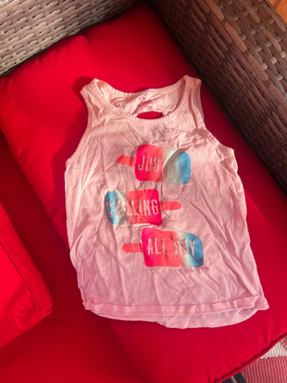 Girl’s Popsicle Tank Top, Kids 4/4T