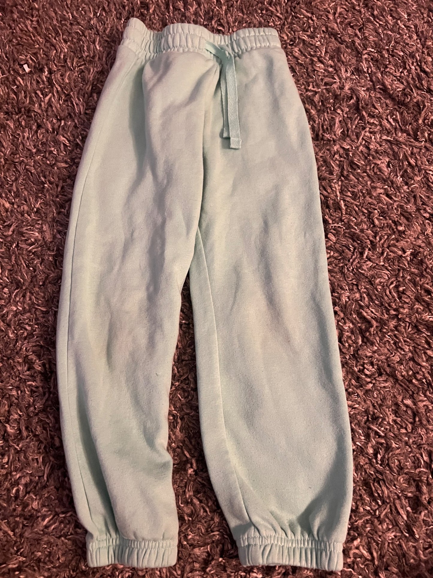 Girl’s Green Sweatpants, Kids 6/6X