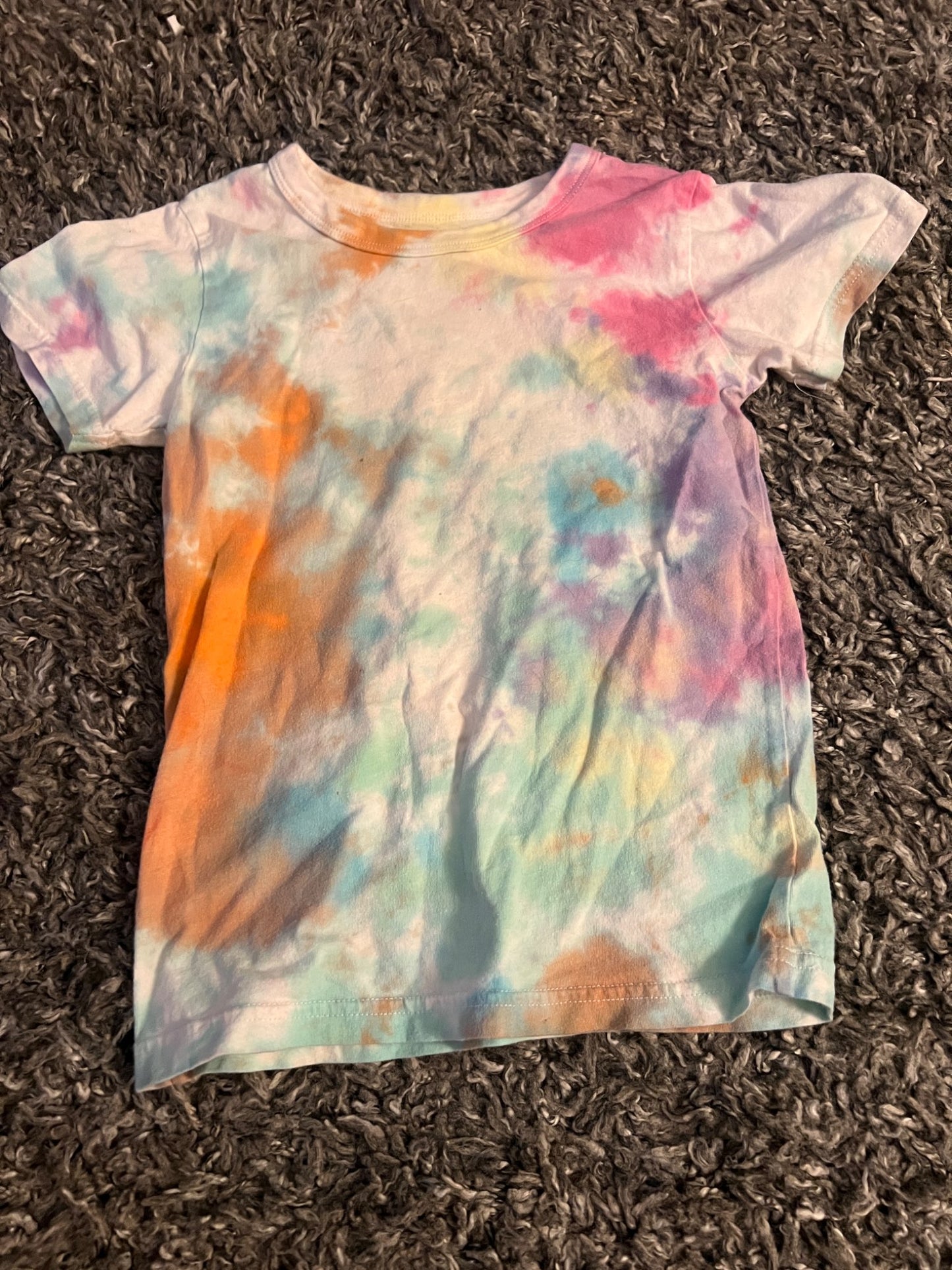 Girl’s Tie Dye Shirt, Kids 5/5T