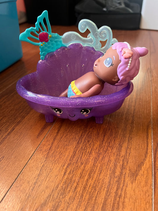 Girl’s Doll with Bath