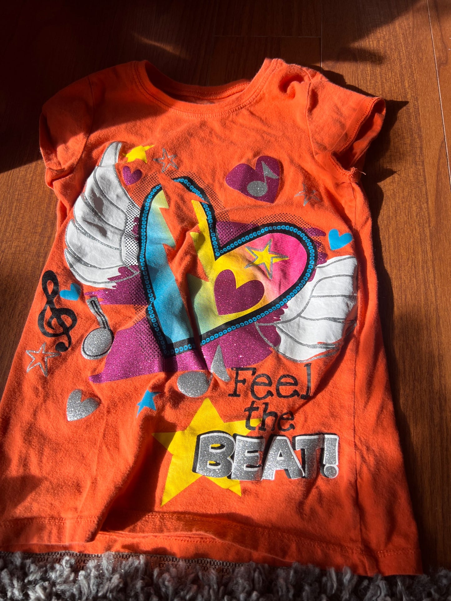 Girl’s Mixed Bundle Orange T-Shirts, Kids 7
