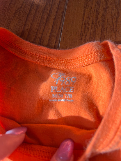 Girl’s Mixed Bundle Orange T-Shirts, Kids 7