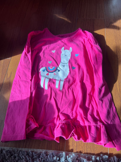 Girl’s Mixed Bundle Pink/Navy Blue Long Sleeved Shirts, Kids 6/6X