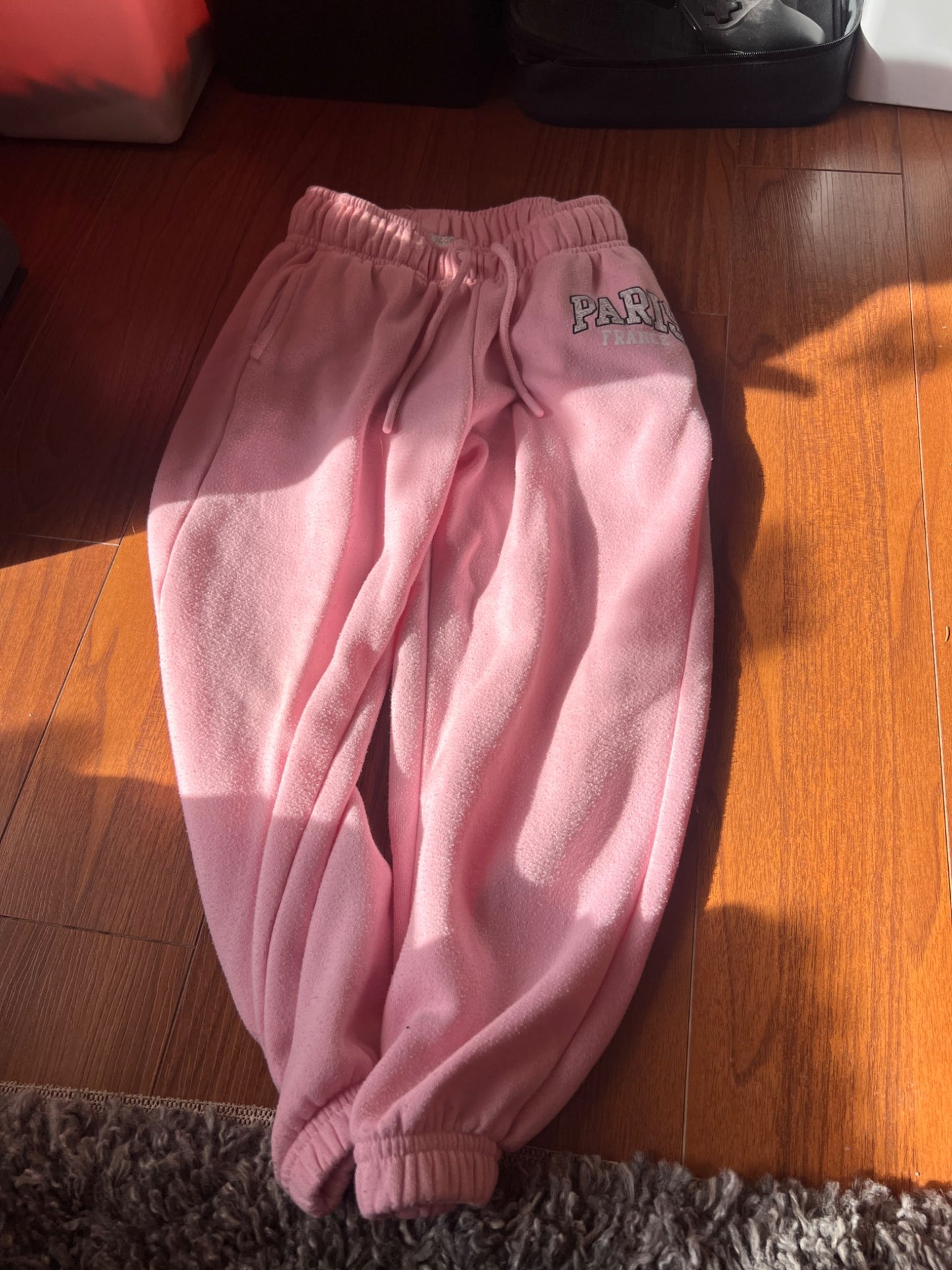 Girl’s Pink Sweatpants, Kids 6/6X