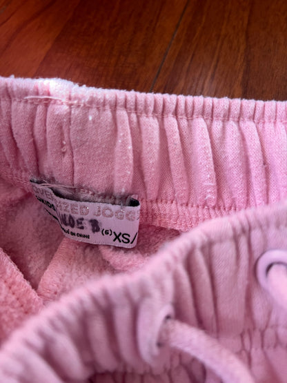 Girl’s Pink Sweatpants, Kids 6/6X