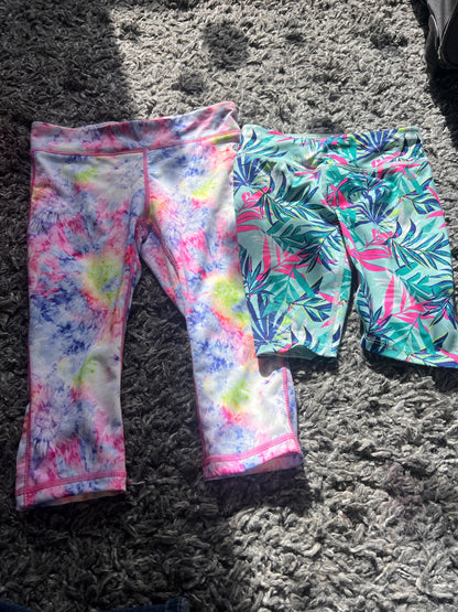 Girl’s Mixed Bundle Athletic Leggings, Kids 6/6X