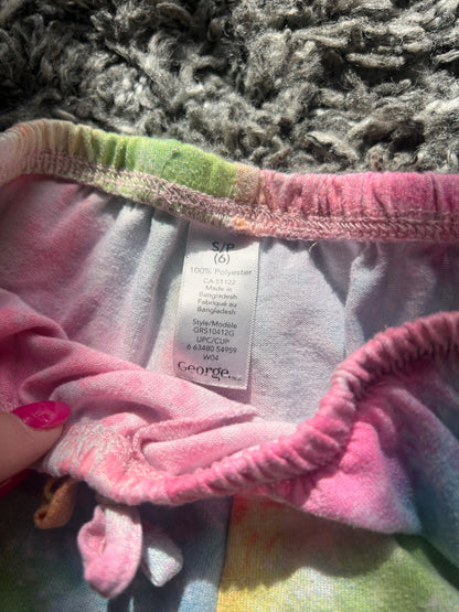 Girl’s Multi Coloured Shorts, Kids 6/6X
