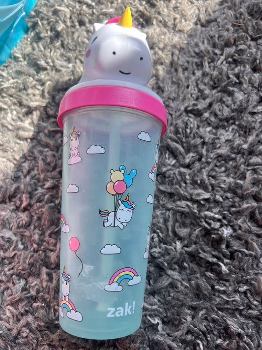 Girl’s Unicorn/Balloons Water Bottle