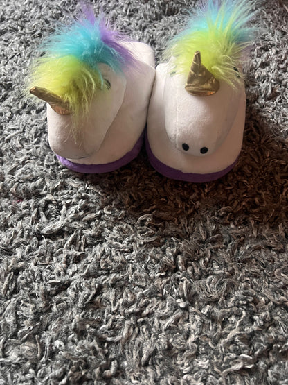 Unicorn Slippers, Shoes 12 (Toddler:2-4yr)