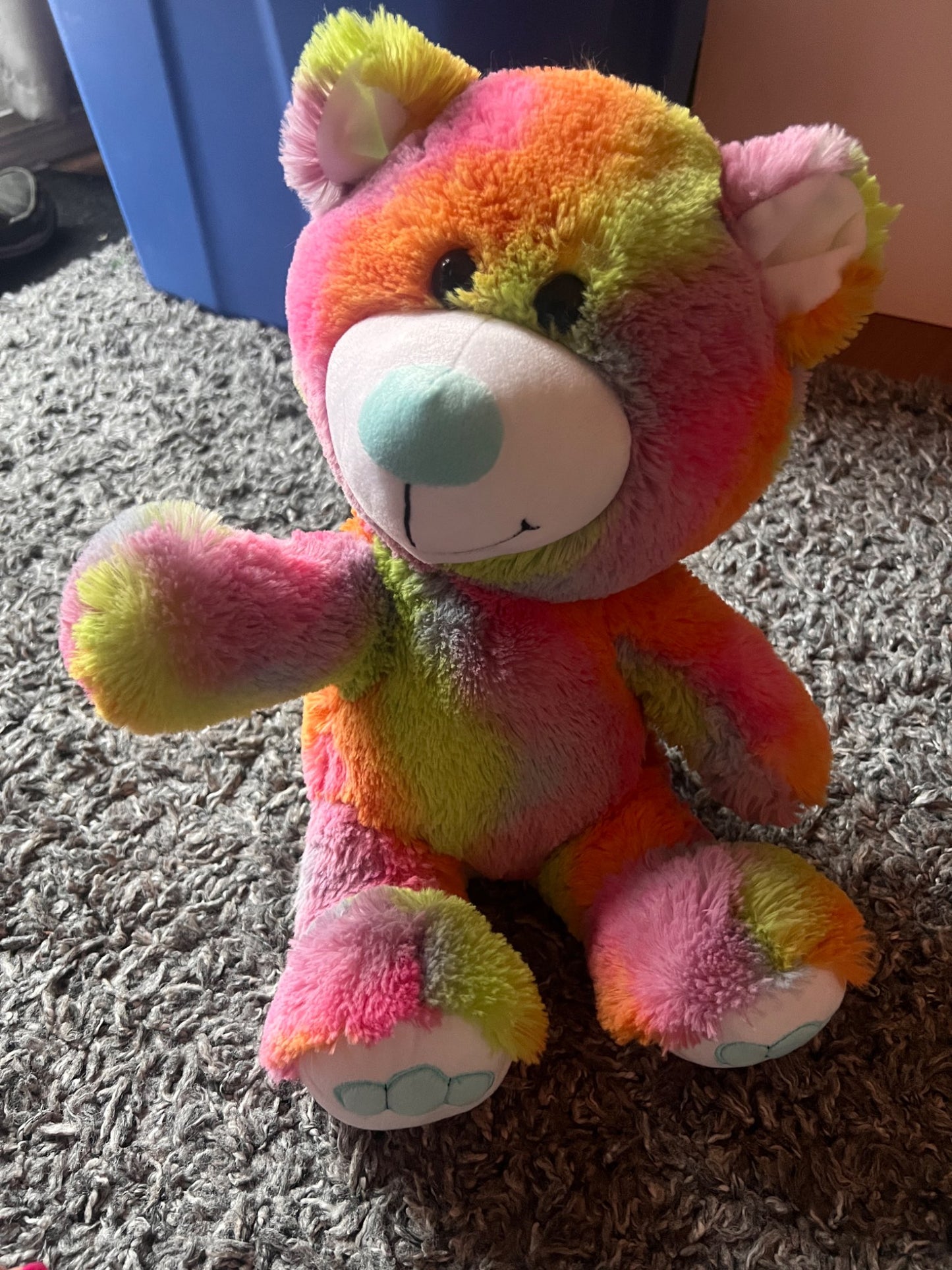 Kids Tie Dye Teddy Bear