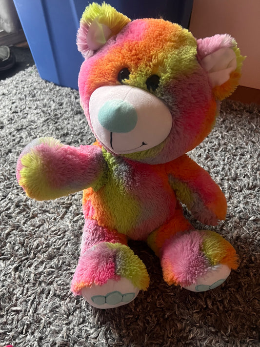 Kids Tie Dye Teddy Bear