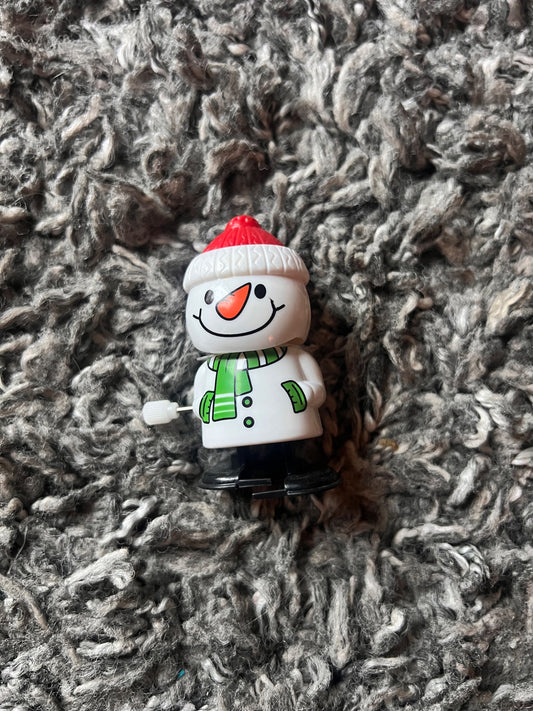 Kids Wind Up Snowman Toy