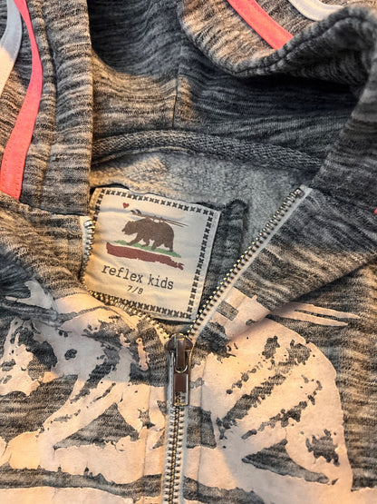 Girl’s California/Bear Zip Up Hoodie, Kids 7