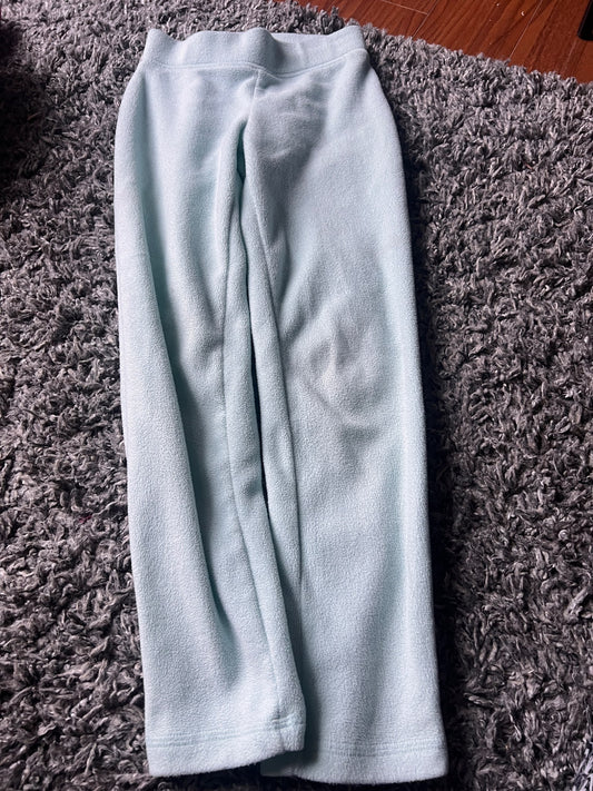 Girl’s Light Blue Fleece Pants , Kids 7