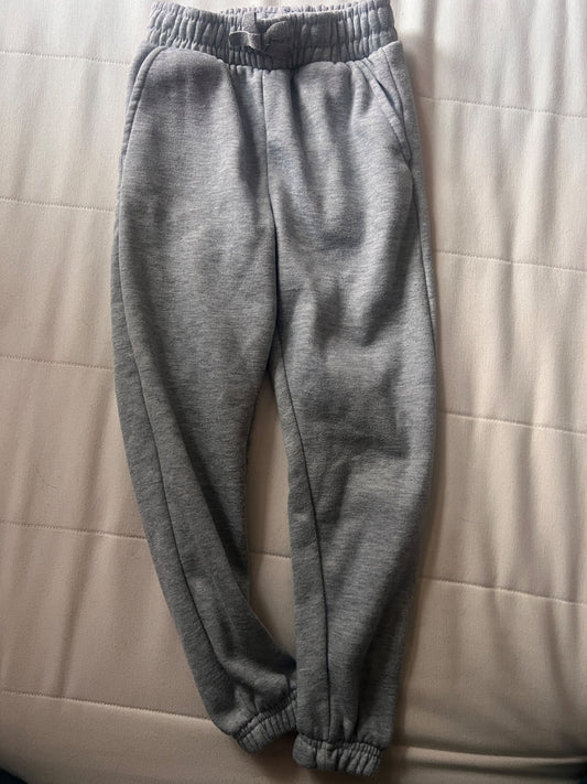 Girl’s Light Grey Jogger Sweats, Kids 6/6X