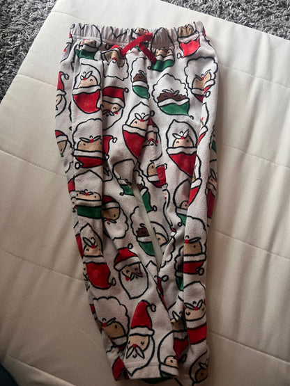 Gender Neutral Christmas Santa’s Fleece Pj Pants, Kids 6/6X